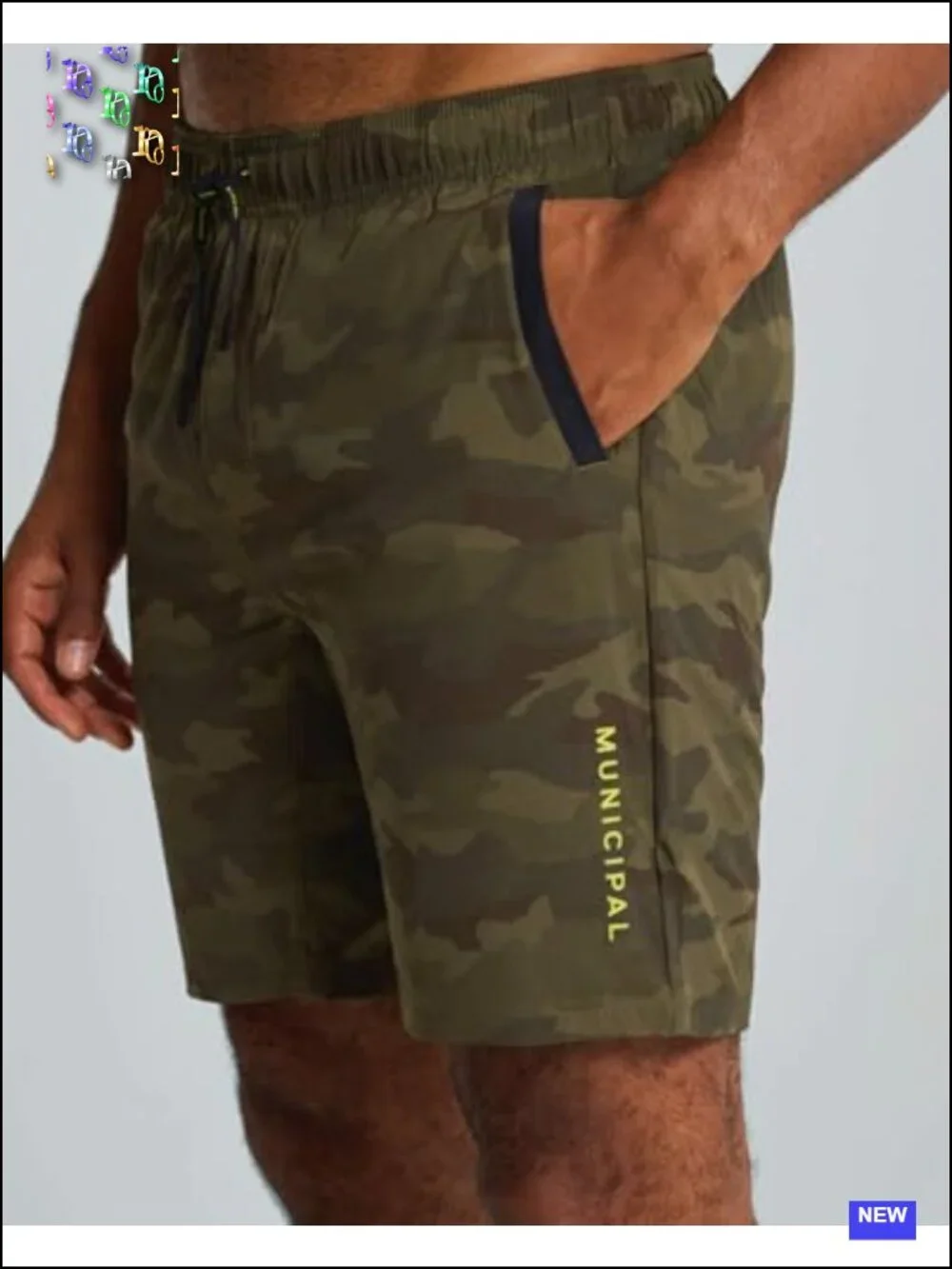 Men's Performance Stretch Athletic Shorts with Wicking Mesh Liner 9
